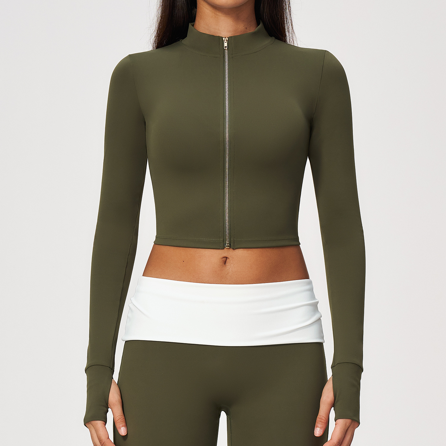 Gym Clothes Bulk Women’s plus size activewear manufacturer Moisture-Wicking Jacket