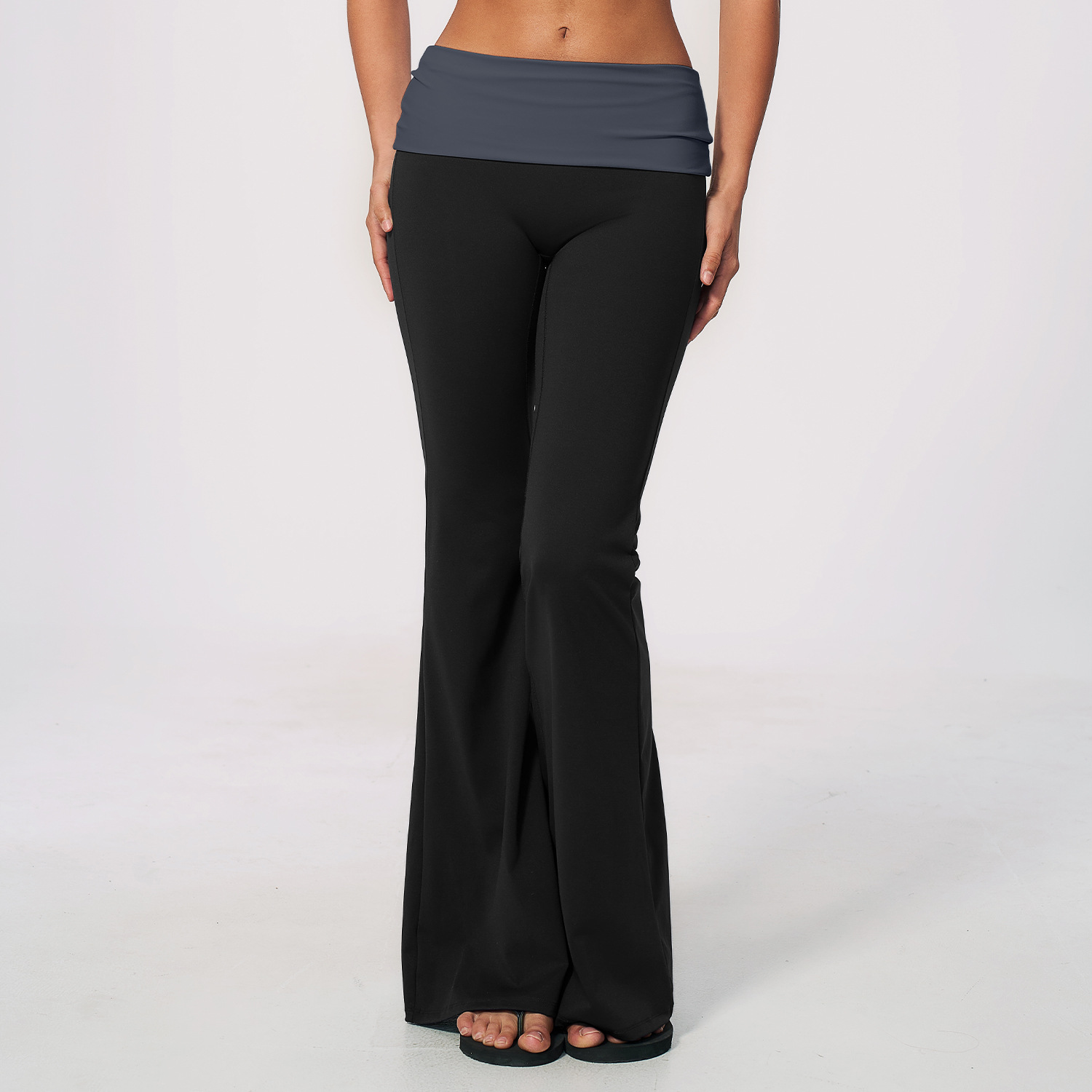 Yoga Clothing Manufacturer Italy Sportswear Types gym wear manufacturer Wide Leg Elastic Waist Loose...