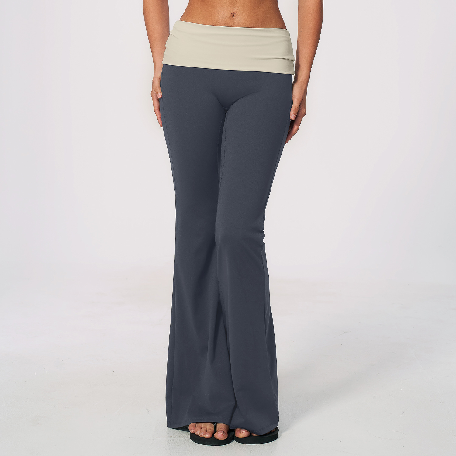 Yoga Clothing Manufacturer Italy Sportswear Types gym wear manufacturer Wide Leg Elastic Waist Loose...