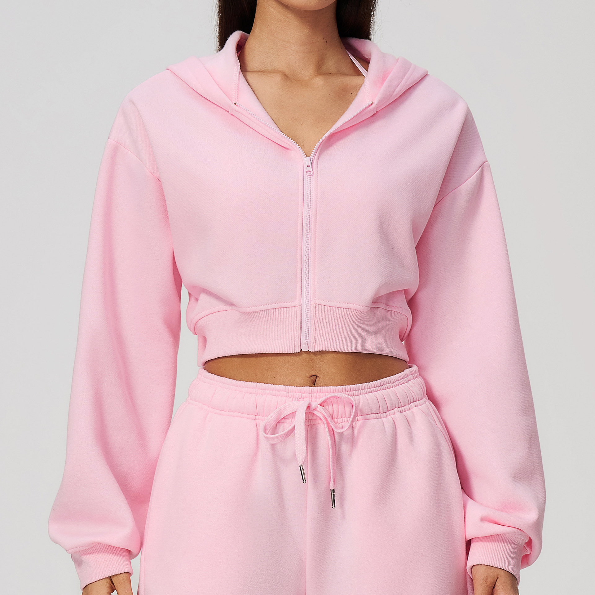 Activewear Manufacturer Custom Activewear Manufacturers Tight Fitting Full-Zip Jacket