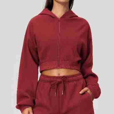 Activewear Manufacturer Custom Activewear Manufacturers Tight Fitting Full-Zip Jacket
