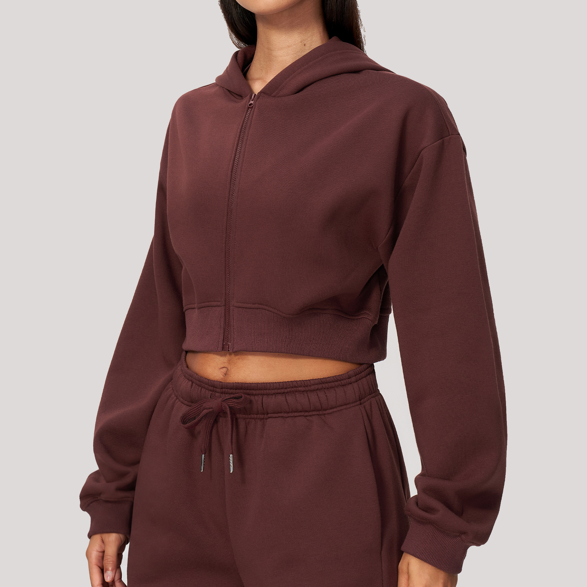 Activewear Manufacturer Custom Activewear Manufacturers Tight Fitting Full-Zip Jacket