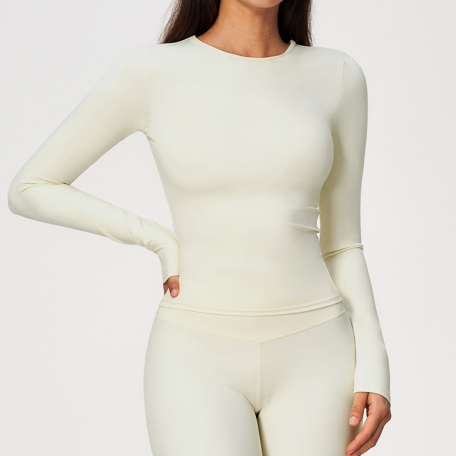 Custom Activewear Sportswear Clothing Manufacturers Womens Sportswear Yoga T-Shirt