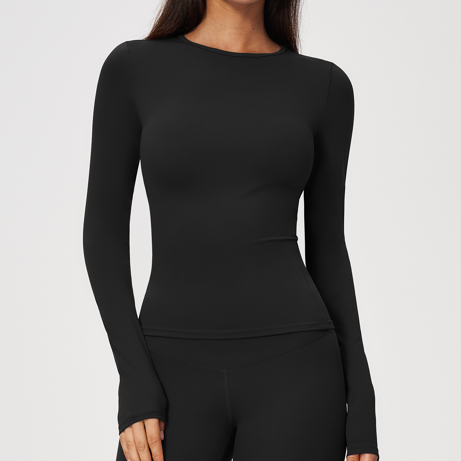 Custom Activewear Sportswear Clothing Manufacturers Womens Sportswear Yoga T-Shirt