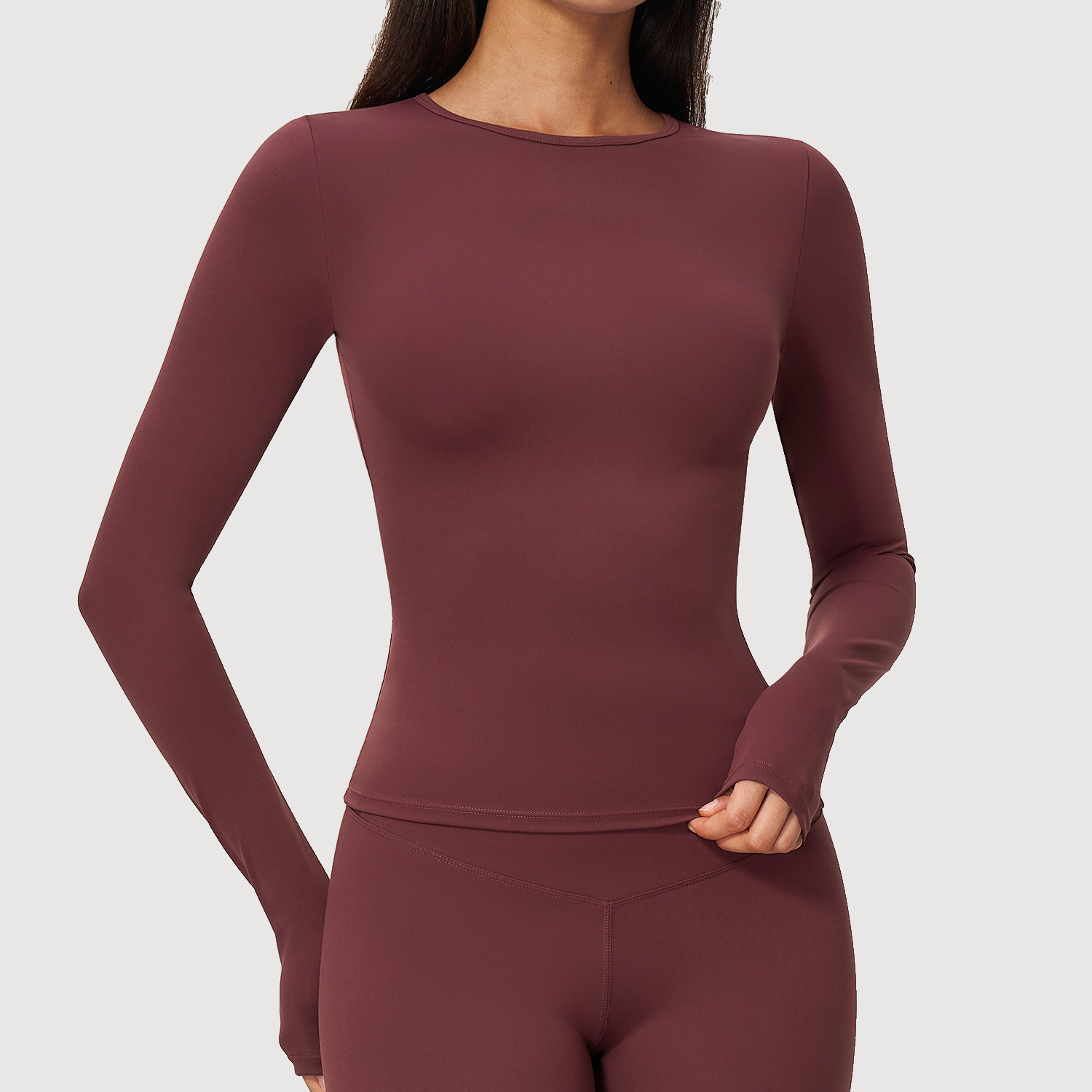 Custom Activewear Sportswear Clothing Manufacturers Womens Sportswear Yoga T-Shirt