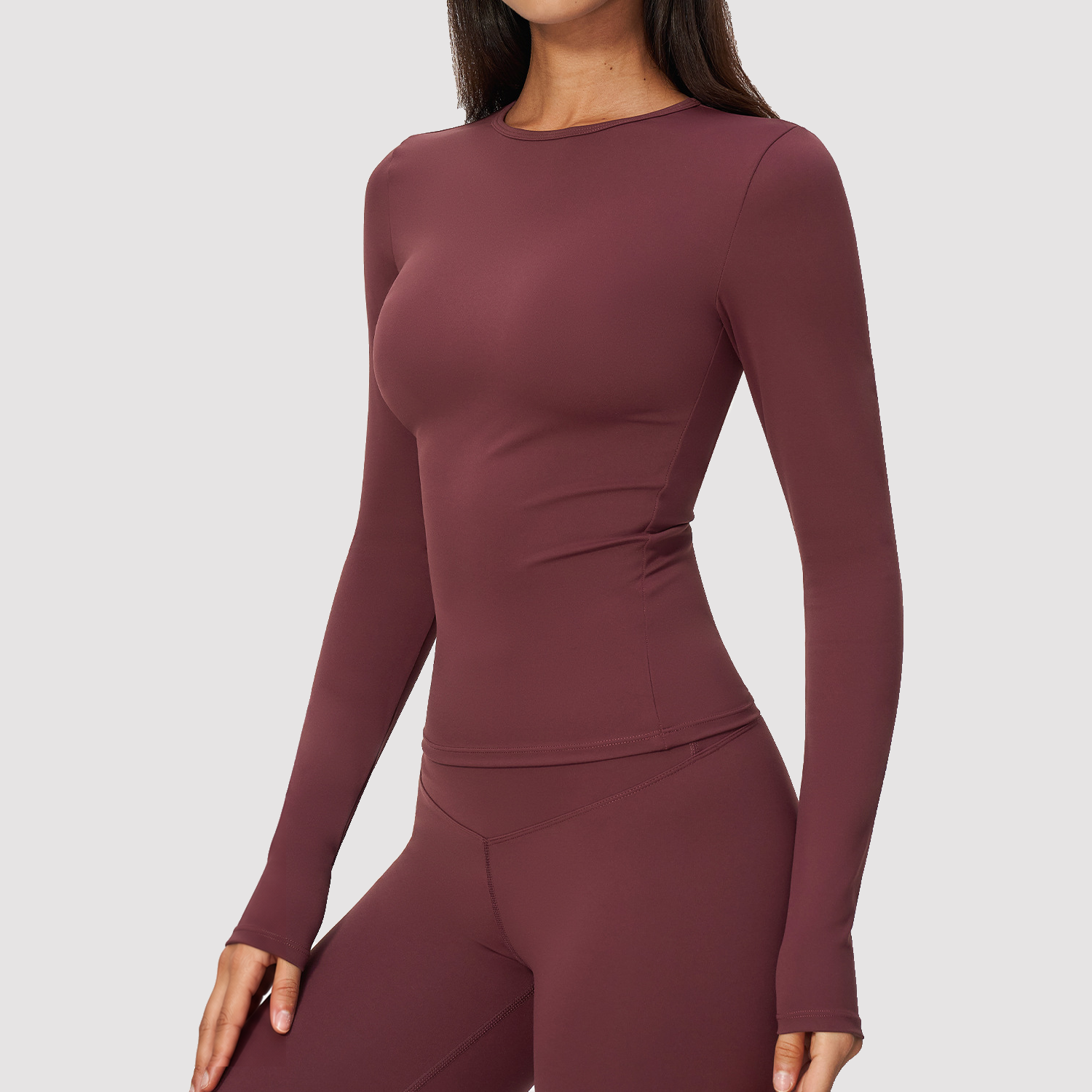 Custom Activewear Sportswear Clothing Manufacturers Womens Sportswear Yoga T-Shirt