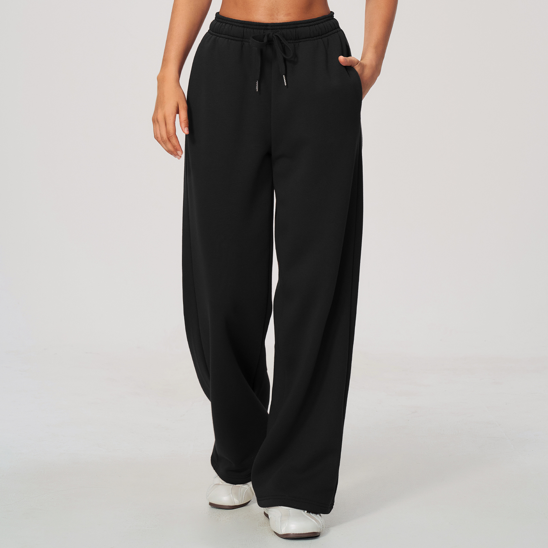 Activewear Buyer Personalised Gym Supplier China Fleece Lined Pants